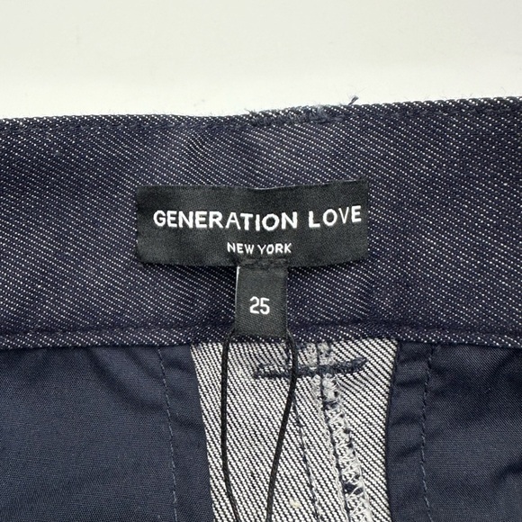 Generation Love Erina Sheen Denim Cuffed Shorts - Picture 5 of 16